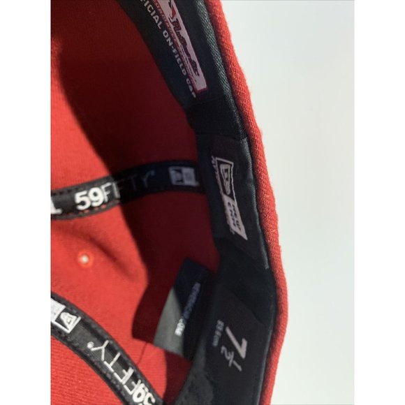 Arizona Diamondbacks MLB New Era 59FIFTY Size 7 1/2‎ Red Fitted Hat - Picture 7 of 12